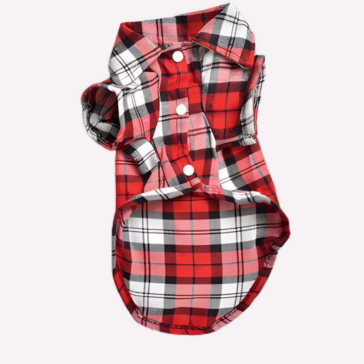Classic Plaid Dog Shirt