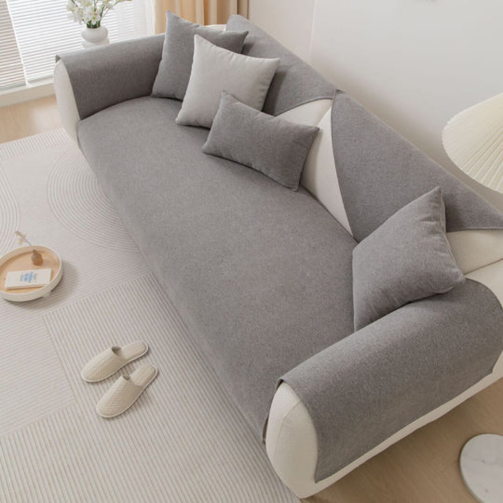 Linen Sectional Sofa Cover