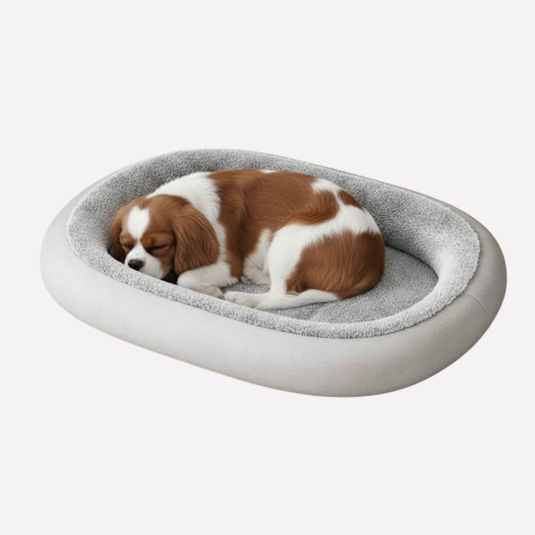 Soft Oval Dog Bed – Cozy Comfortable Pet Bed for Dogs