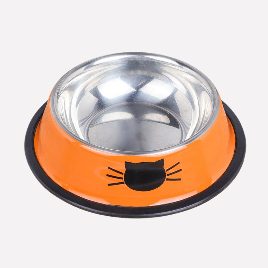 Cute Cat Face Feeding Bowl – Adorable Pet Food Bowl for Cats