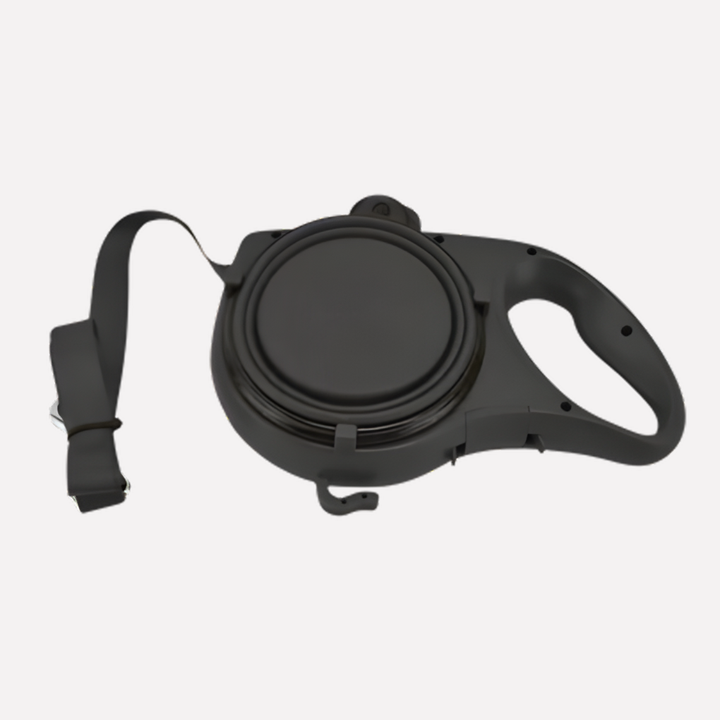 3‑in‑1 Dog Leash with Built‑In Water Bottle, Bowl & Waste Bag Holder