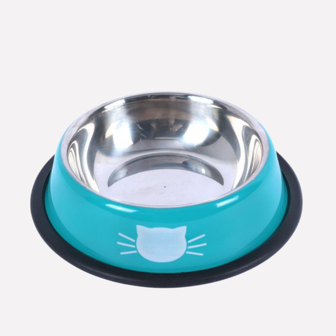 Cute Cat Face Feeding Bowl – Adorable Pet Food Bowl for Cats