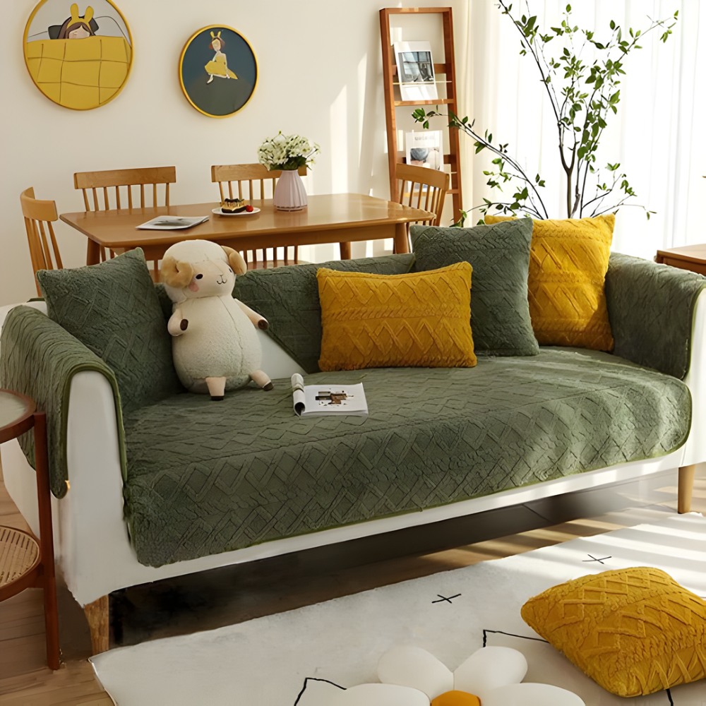 Quilted Sectional Couch Cover