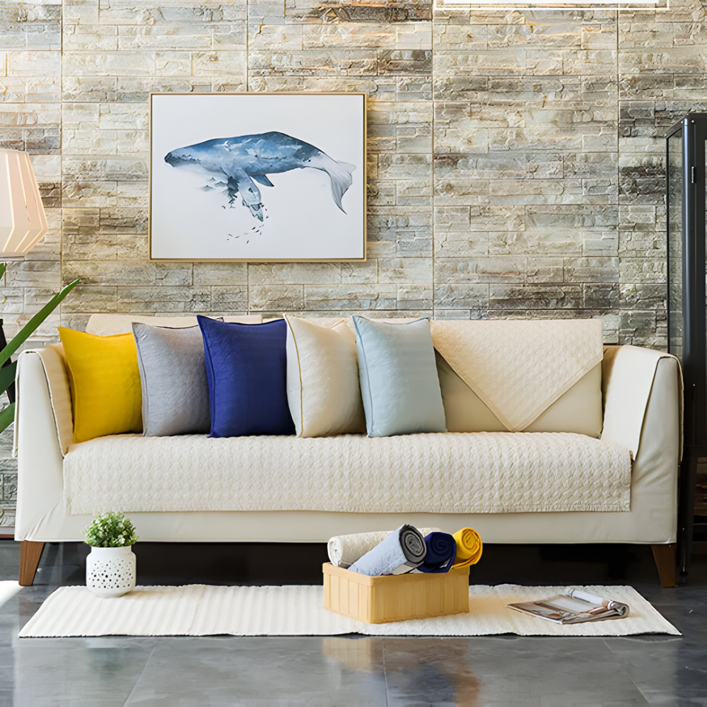 Quilted Sectional Couch Cover