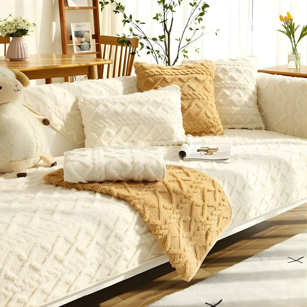 Quilted Sectional Couch Cover