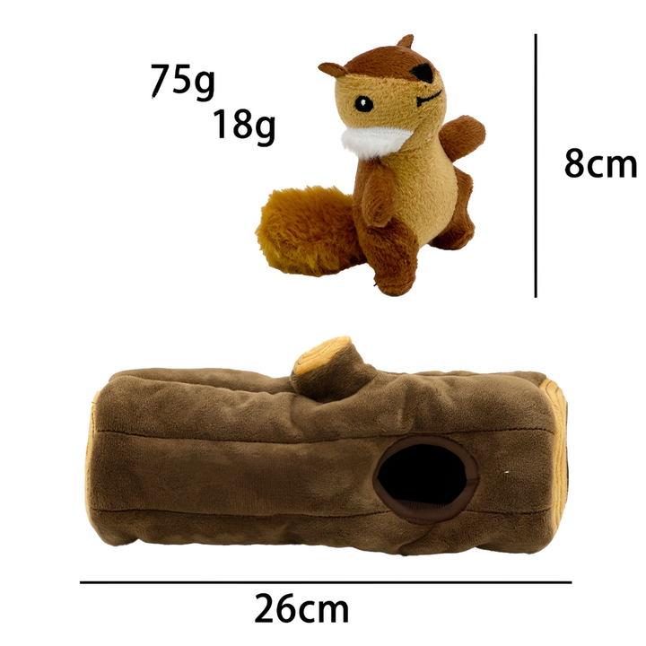 Interactive Squirrel Hide-and-Seek Dog Toy (1 Squirrel only)