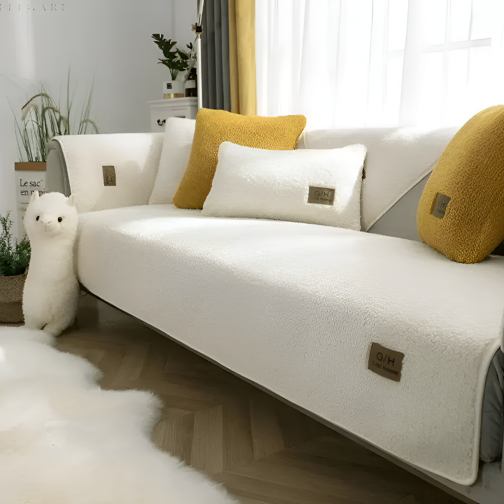 Waterproof Thick Fleece Non-Slip Sofa Cover