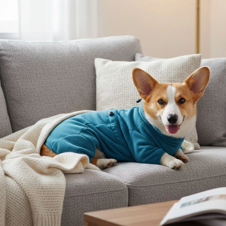 Ultra-Soft Fleece Dog Suit