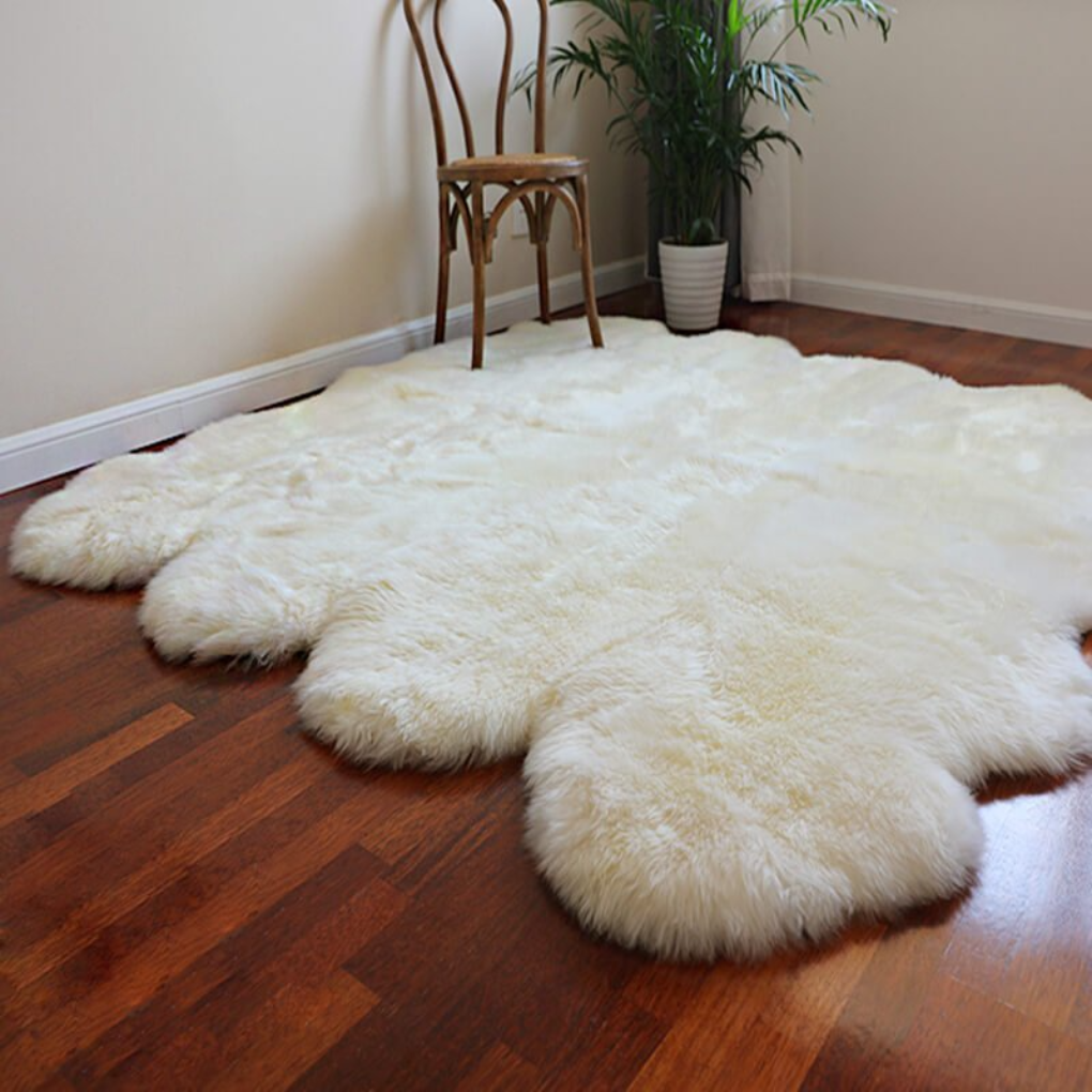 Long Wool Sheepskin Rug