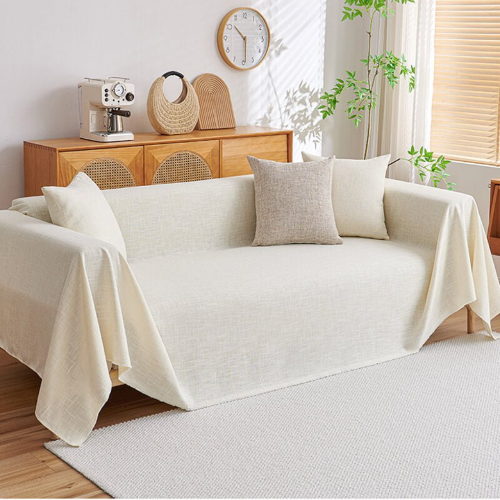 Cotton Linen Couch Cover