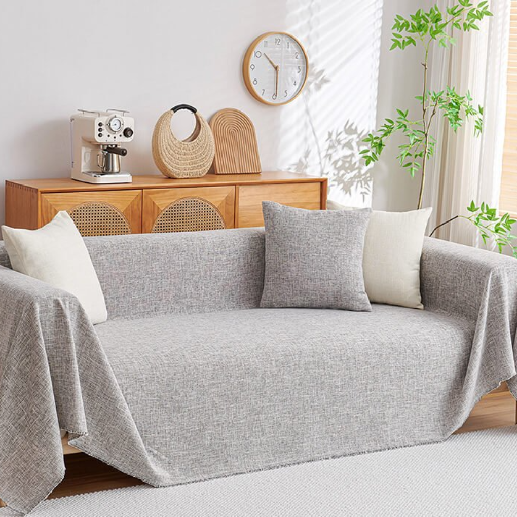 Cotton Linen Couch Cover