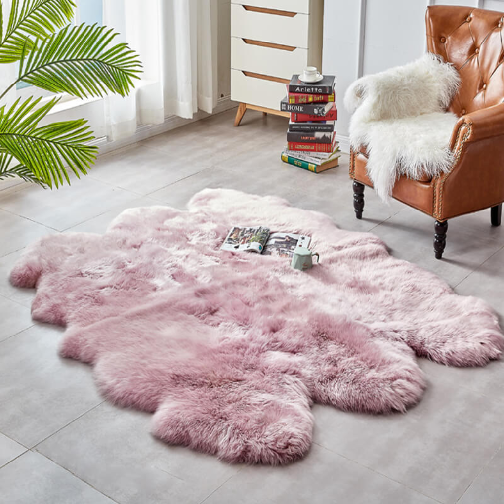 Long Wool Sheepskin Rug