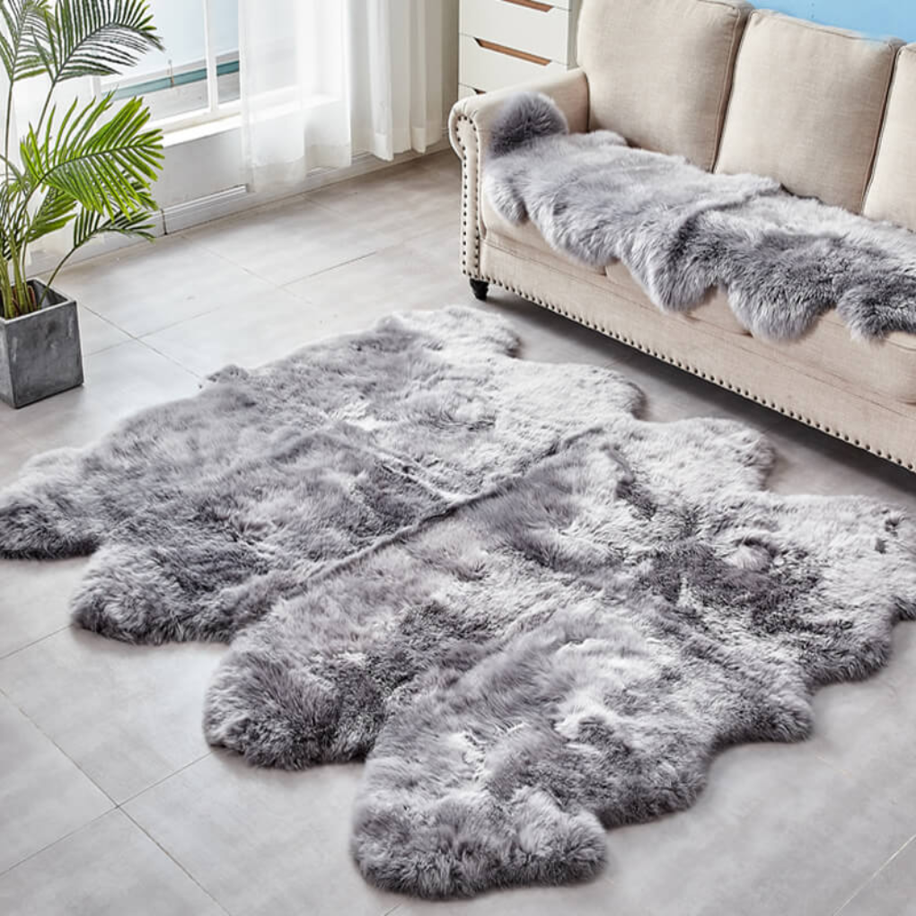 Long Wool Sheepskin Rug