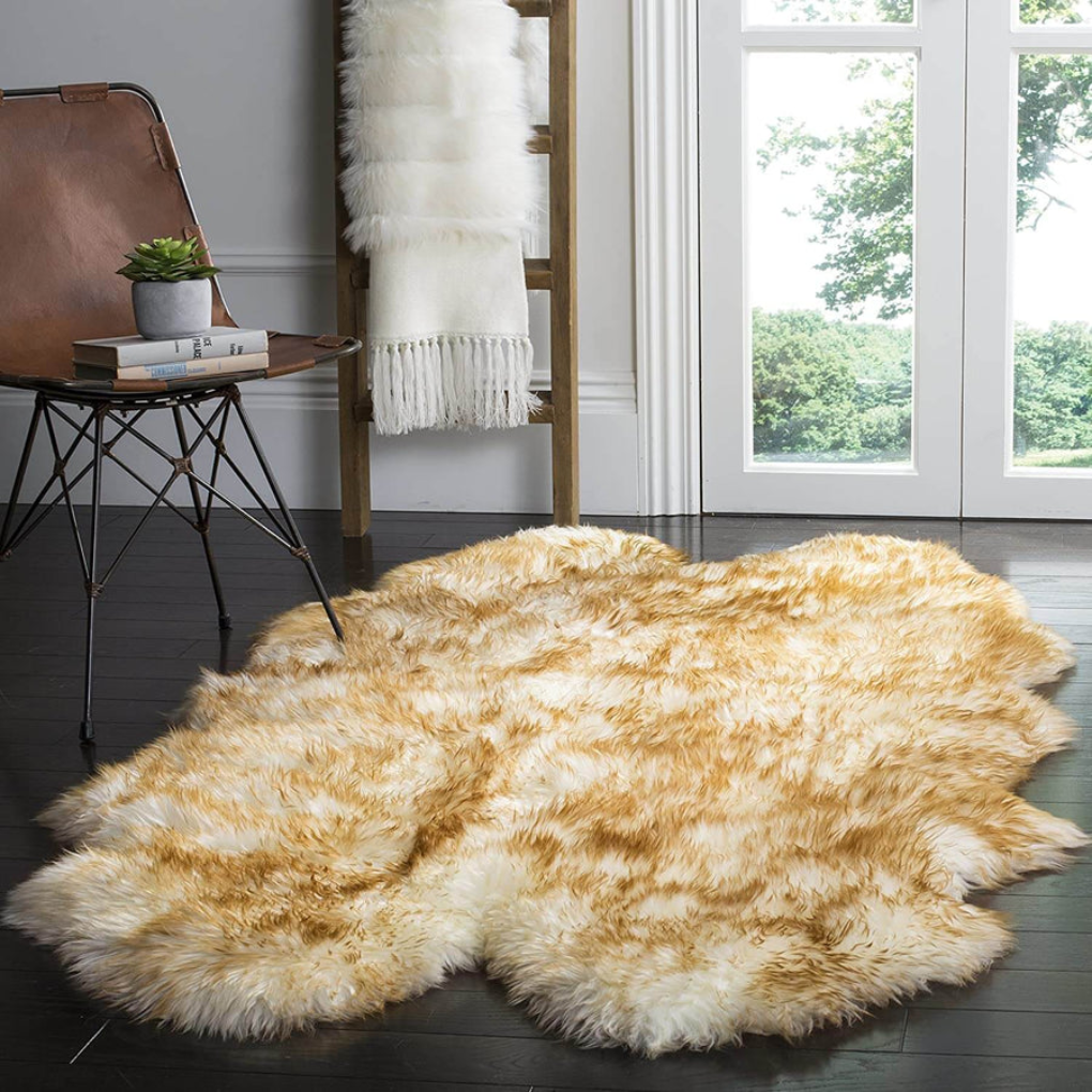 Long Wool Sheepskin Rug