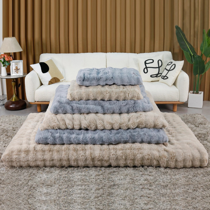 Plush Dog Mattress with Washable Cover