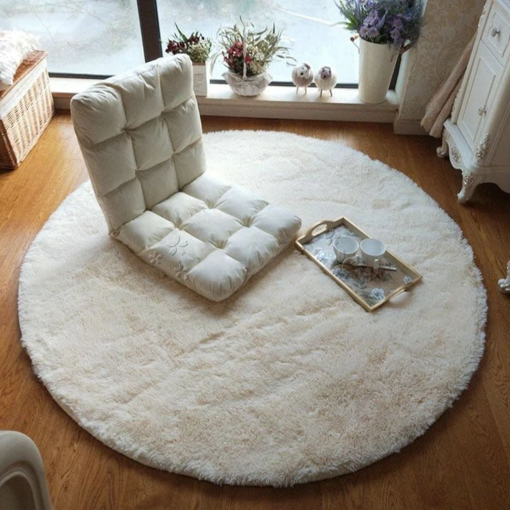 Round Fluffy Soft Area Rug