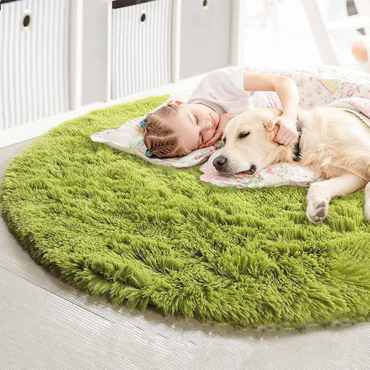 Round Fluffy Soft Area Rug