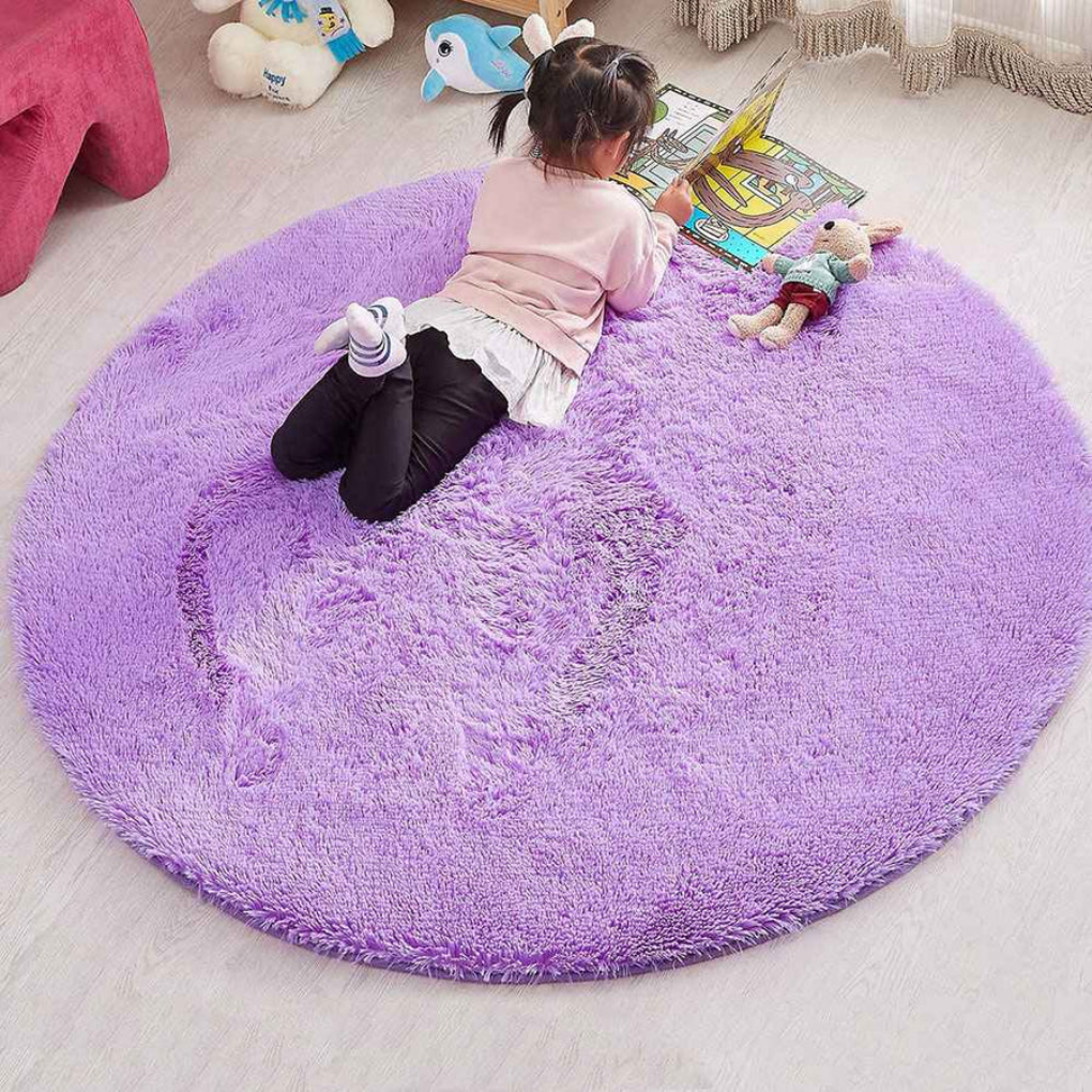 Round Fluffy Soft Area Rug