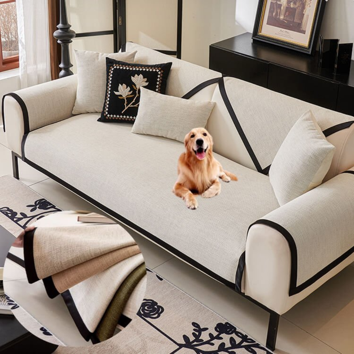 Tassels Couch Cover – Anti‑Slip Sectional Sofa