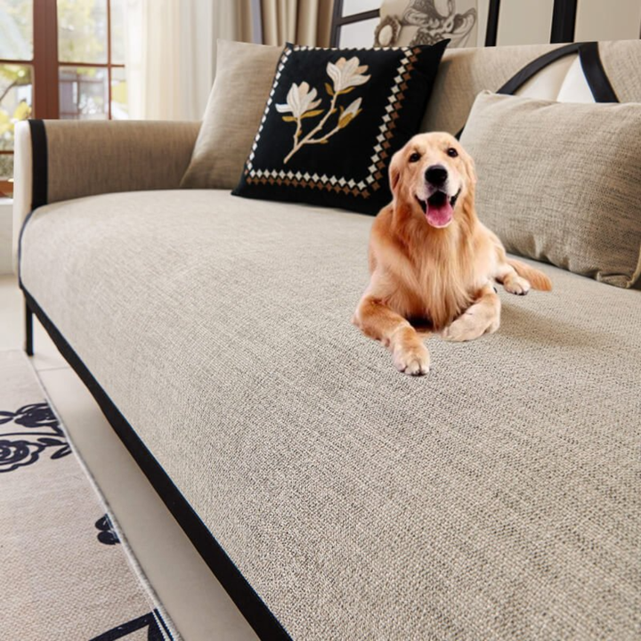 Tassels Couch Cover – Anti‑Slip Sectional Sofa