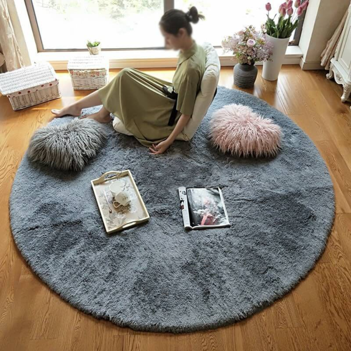 Round Fluffy Soft Area Rug