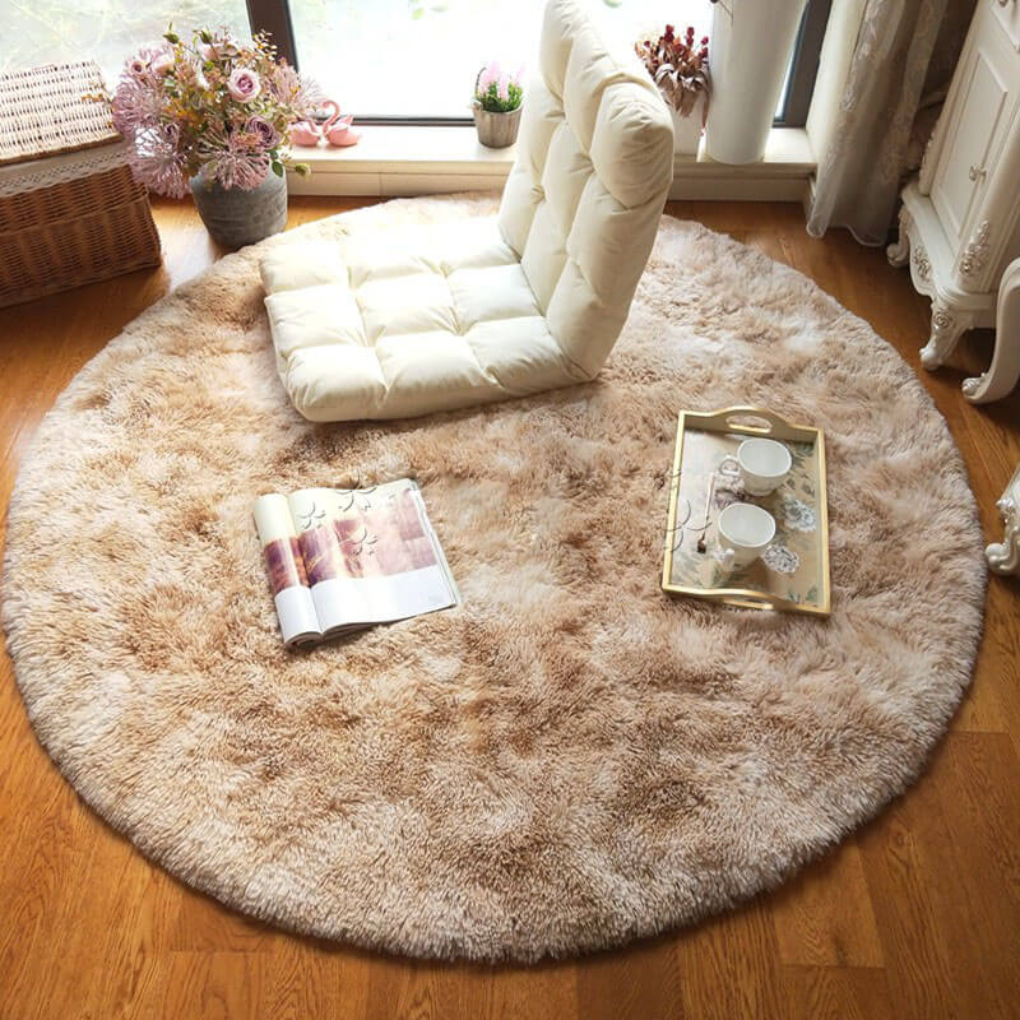 Round Fluffy Soft Area Rug
