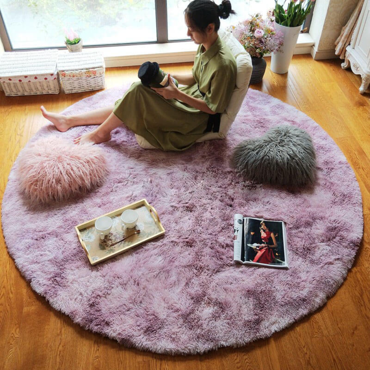 Round Fluffy Soft Area Rug
