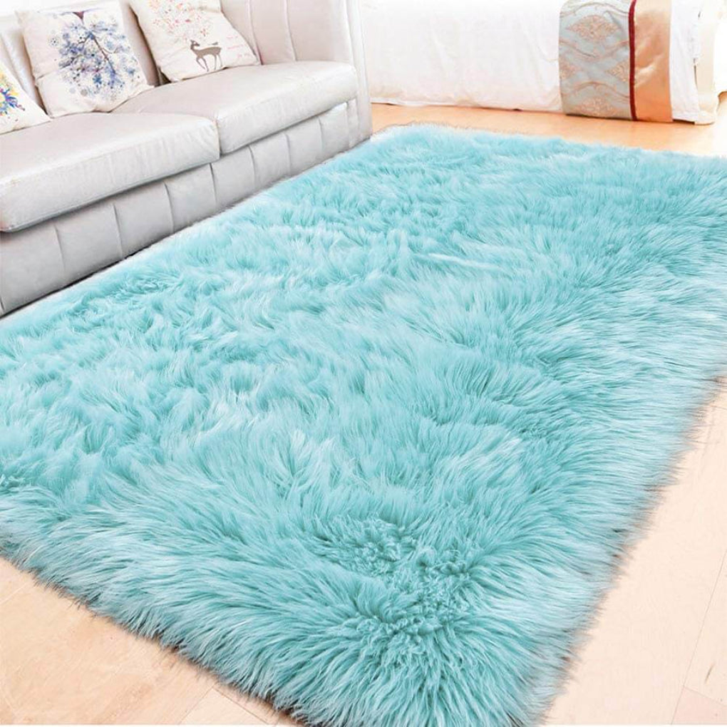 Faux Wool Plush Rug