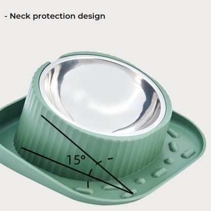 Pet Neck Guard Spill-proof Feeding Bowl