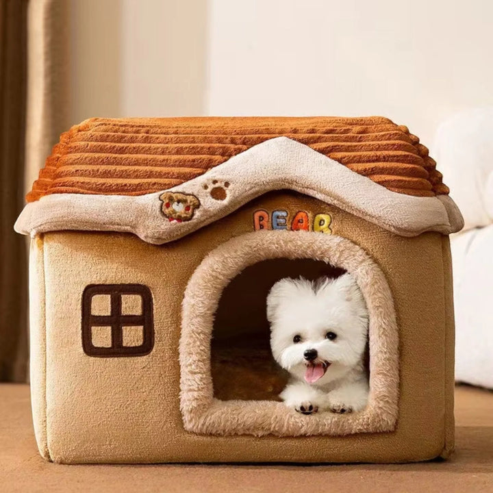 Plush Pet Bed for Dogs & Cats