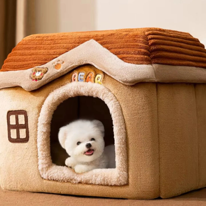 Plush Pet Bed for Dogs & Cats
