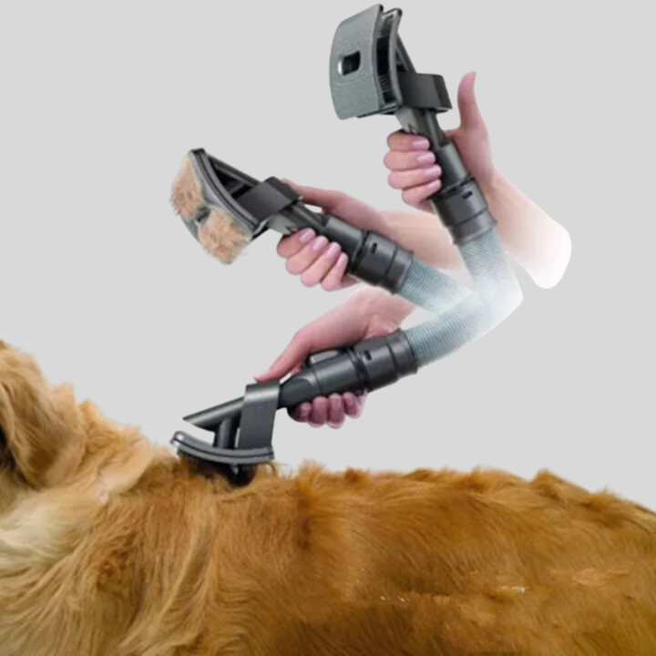 Pet Grooming Brush Attachment for Vacuum Cleaner