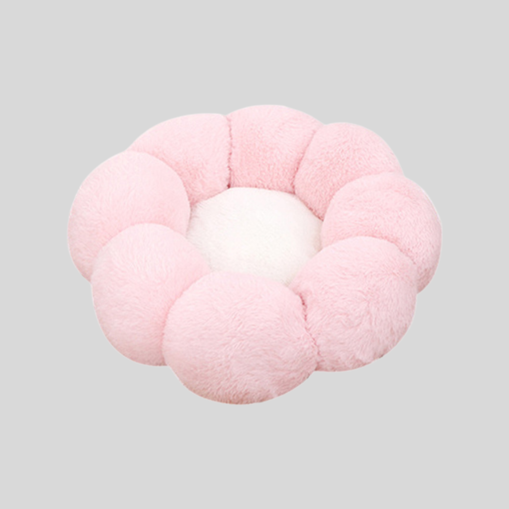 Flower-Shaped Cat Bed