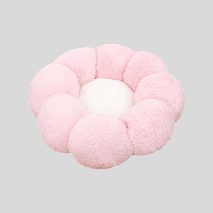 Flower-Shaped Cat Bed
