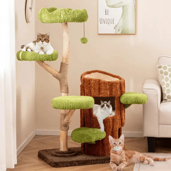 Cat Tree Tower with Multi-Level Condo & Nests