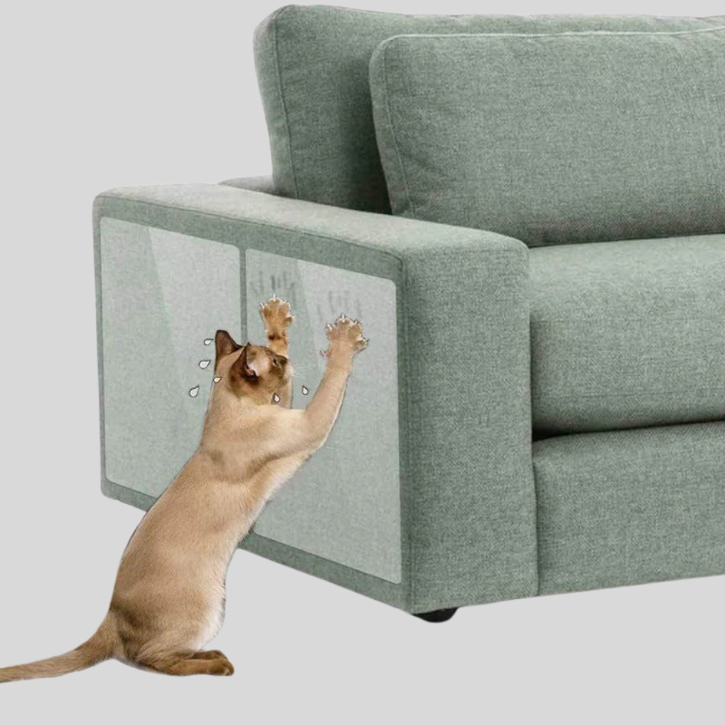 Self-Adhesive Cat Furniture Scratch Protector – Transparent
