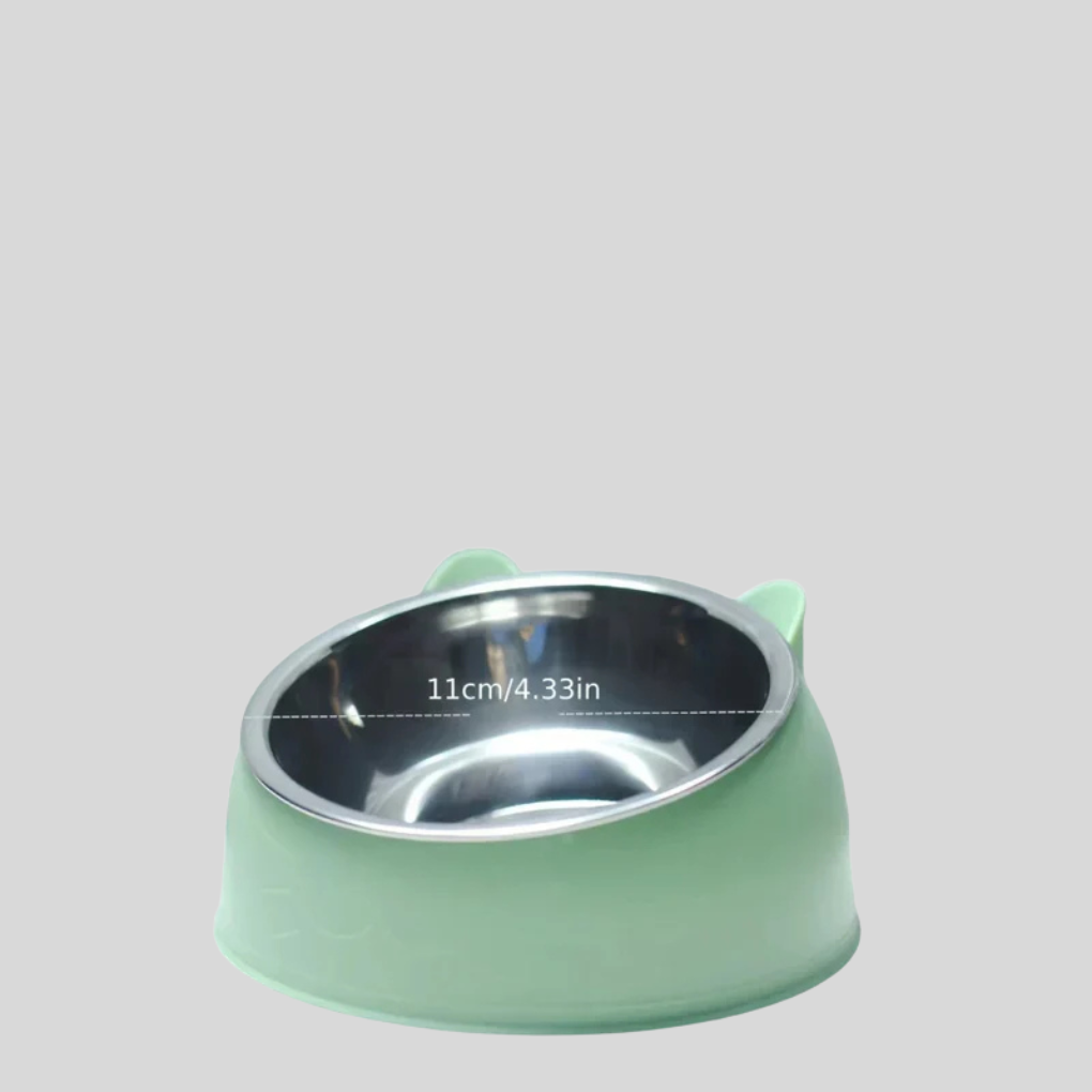 Raised Ergonomic Cat Food Bowl