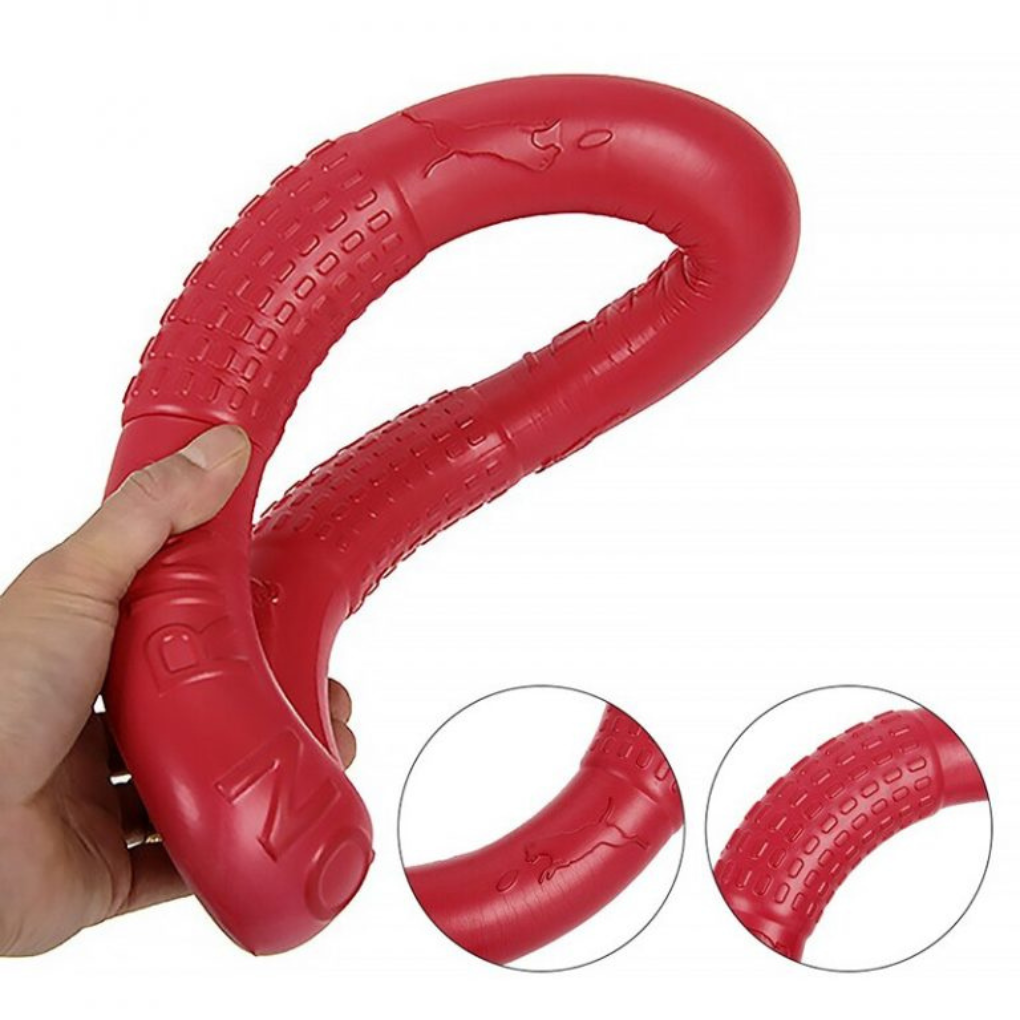 Rubber Dog Play Ring