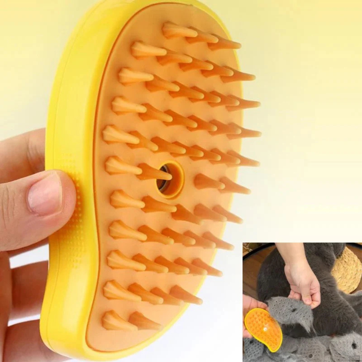 2-in-1 Steam Brush for Pets