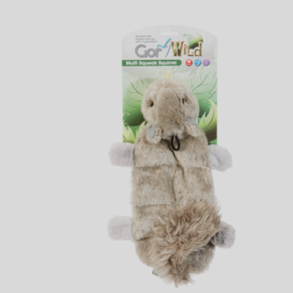 Wild Multi-Squeak Dog Toy
