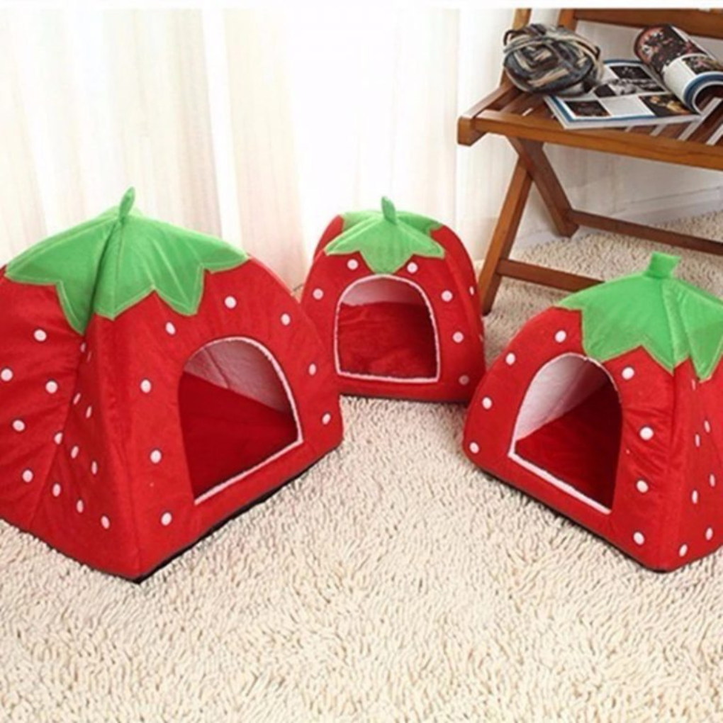 Strawberry Cat Bed