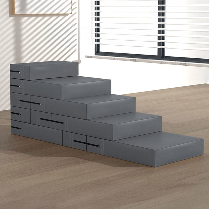 Waterproof PU Leather Pet Stairs with Washable Multi-Level Design