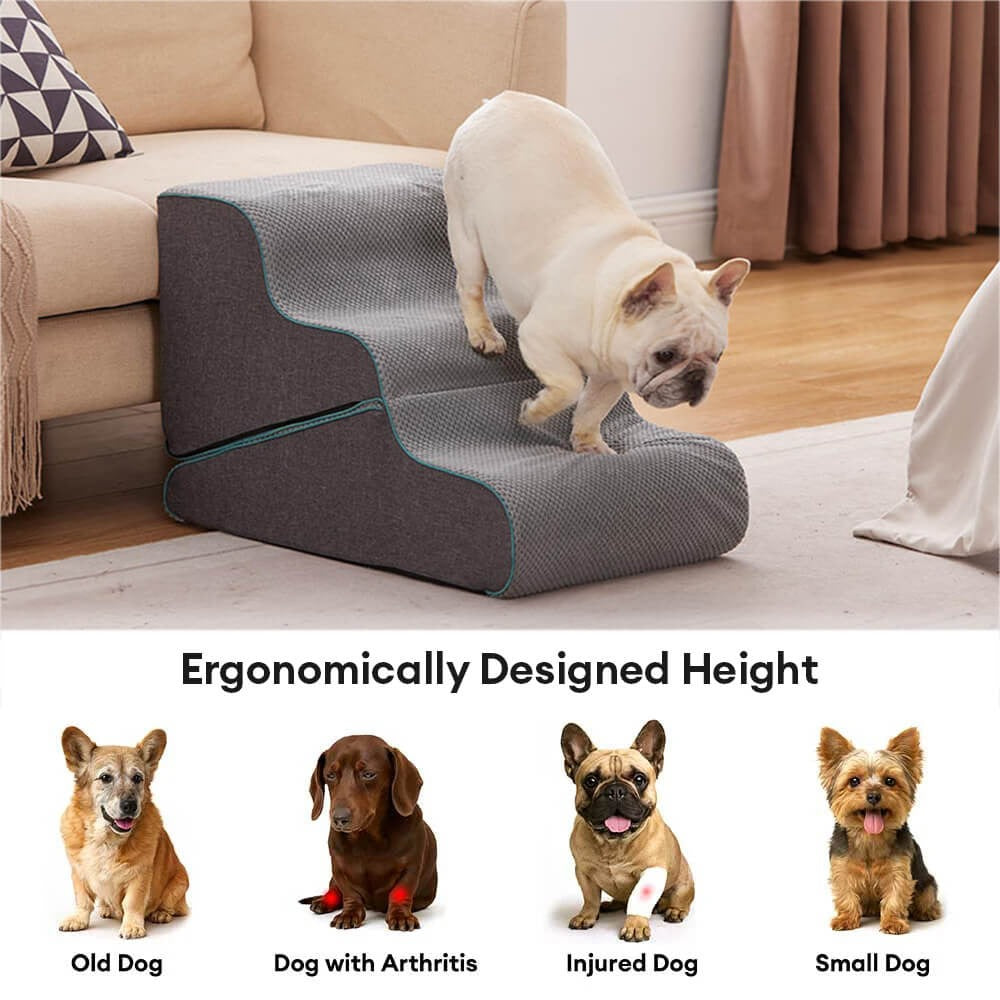 Multifunctional 2-in-1 Foldable Dog Steps & Ramp