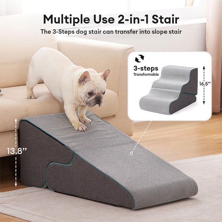 Multifunctional 2-in-1 Foldable Dog Steps & Ramp