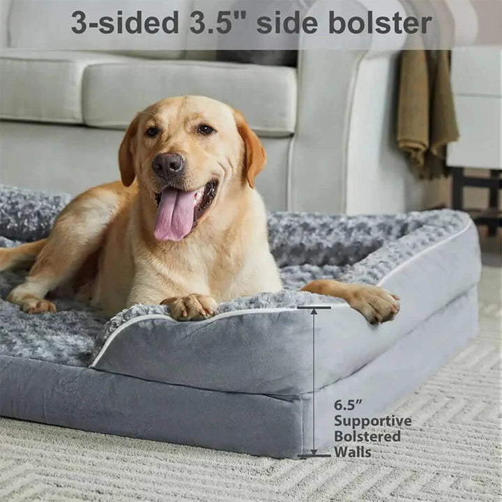 Detachable Water-Repellent Full-Surround Orthopaedic Dog Bed