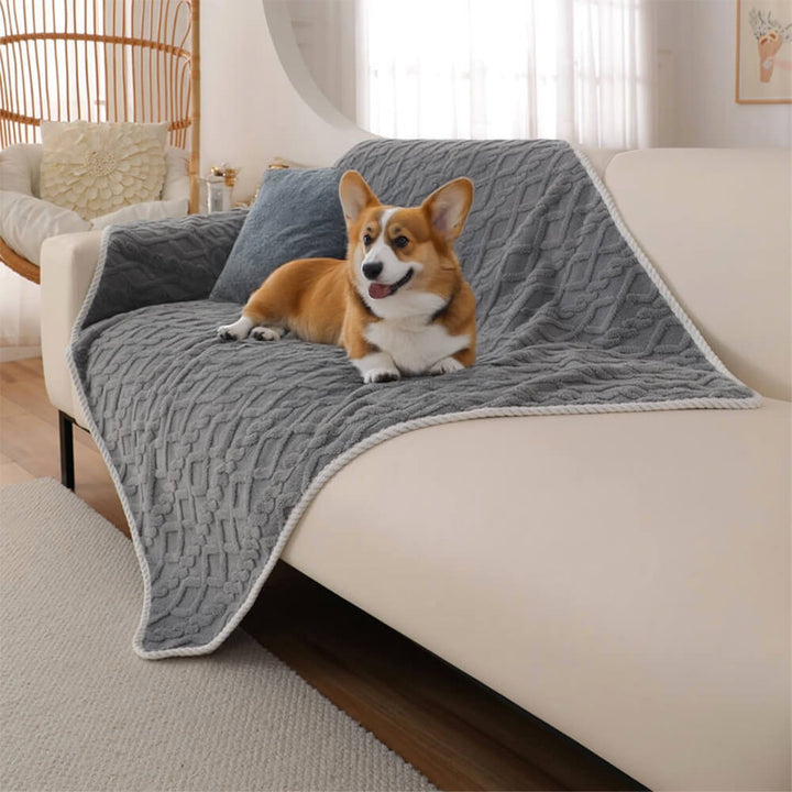 Waterproof Soft Fleece Dog Blanket