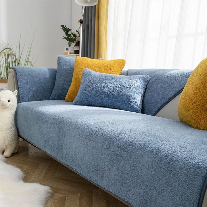 Waterproof Thick Fleece Non-Slip Sofa Cover