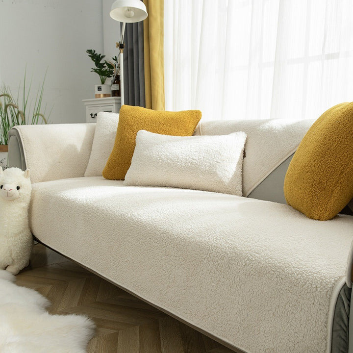 Waterproof Thick Fleece Non-Slip Sofa Cover