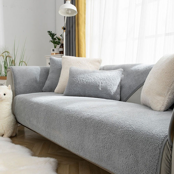 Waterproof Thick Fleece Non-Slip Sofa Cover