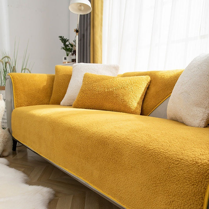 Waterproof Thick Fleece Non-Slip Sofa Cover